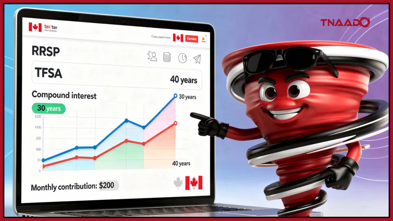 RRSP Calculator & TFSA Contribution Room 2025: Free Compound Interest Calculator Canada (No Sign-Up)