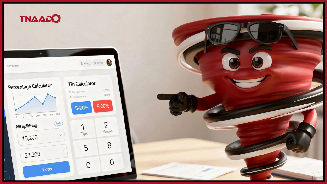 Percentage Calculator & Tip Calculator – Free, Instant & No Sign-Up